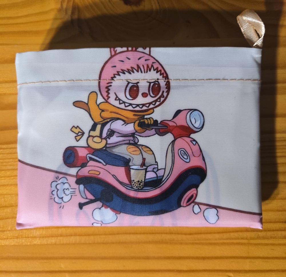 Large Labubu Inspired Reusable Shopping Bag